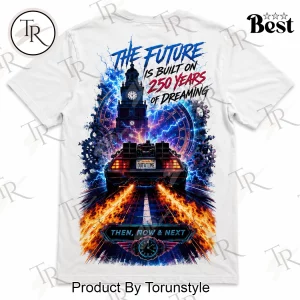 Back to the Future America 250 Years 1776-2026 DeLorean Graphic T-Shirt