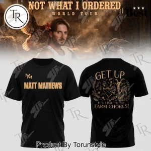 Matt Mathews Not What I Ordered Tour Farm Chores Graphic Hoodie