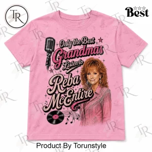 Retro Reba McEntire Country Music Grandma Gift Pink Graphic T-Shirt