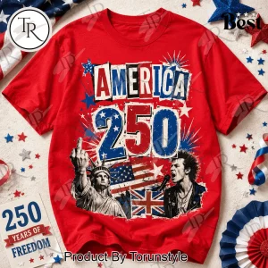 Sex Pistols America 250 Commemorative Patriotic Graphic T-Shirt