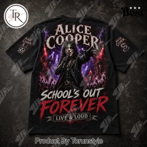 Alice Cooper Welcome To My Nightmare Premium Graphic T-Shirt