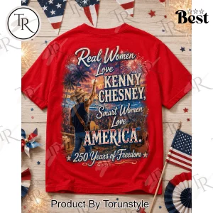 Kenny Chesney USA 250 Years Of Freedom Patriotic Country Music Graphic T-Shirt