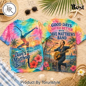 Dave Matthews Band Fire Dancer Good Days Sound Better Summer Tie Dye T-Shirt Dave Matthews Band Fire Dancer Good Days Sound Better Summer Tie Dye T-Shirt