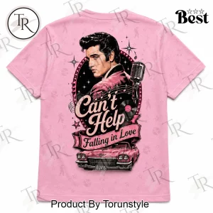 Elvis Presley Only The Best Grandmas Retro Pink Graphic T-Shirt