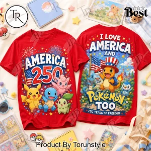 Pokémon America 250 Patriotic T-Shirt