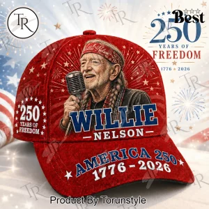 Willie Nelson America 250 Years of Freedom Patriotic Commemorative Classic Cap