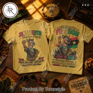 Scooby-Doo Juneteenth Freedom Day Celebration Graphic T-Shirt