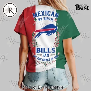 Buffalo Bills Mexican Heritage Flag Women's Graphic T-Shirt