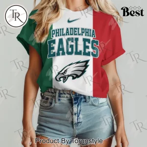 Philadelphia Eagles Mexican By Birth Fan By The Grace Of God Heritage Graphic T-Shirt