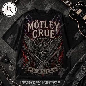 Mötley Crüe Glam Metal Legend Graphic T-Shirt
