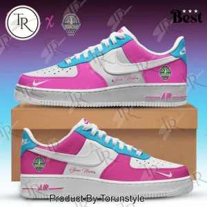 Barbie x Chicago Sky WNBA Custom Personalized Nike Air Force 1 Sneakers