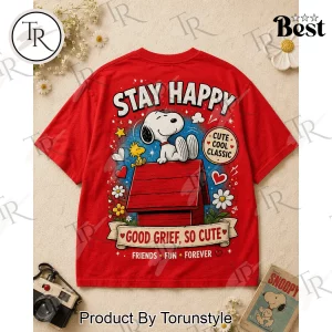 Snoopy Happiness Is Snoopy Premium Graphic T-Shirt