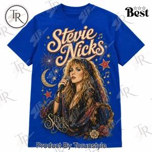 Stevie Nicks Red White and Blue Patriotic 4th of July Vintage Graphic T-Shirt