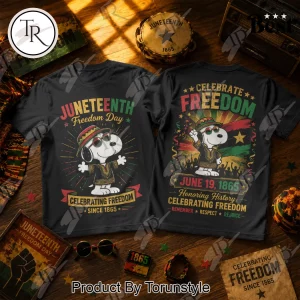 Juneteenth Freedom Day Snoopy Vintage Graphic T-Shirt Juneteenth Freedom Day Snoopy Vintage Graphic T-Shirt