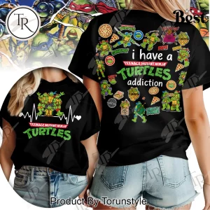 Teenage Mutant Ninja Turtles Premium Classic Cartoon Graphic T-Shirt