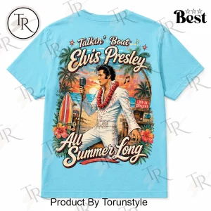 Elvis Presley Vintage Summer Vibes Retro Graphic T-Shirt