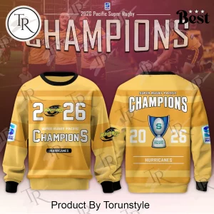 Hurricanes Super Rugby Pacific 2026 Champions Commemorative Limited Edition Pullover Hoodie