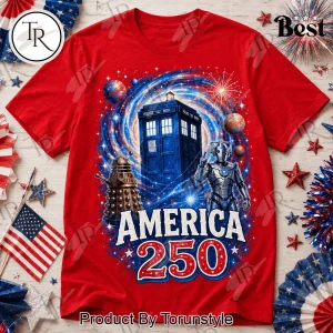 Doctor Who America 250 Patriotic T-Shirt