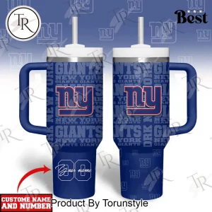 New York Giants NFL Team Spirit Personalized 40oz Tumbler New York Giants NFL Team Spirit Personalized 40oz Tumbler