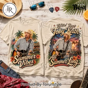 Toby Keith Tribute Country Music Summer Vibes Vintage Graphic T-Shirt