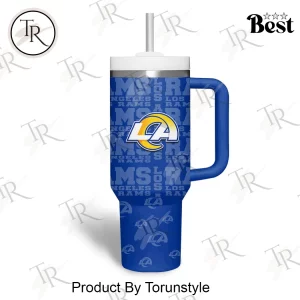 Los Angeles Rams Fan Gear Custom Name Number 40oz Tumbler