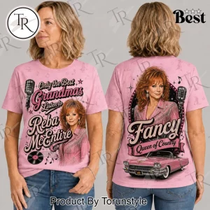 Retro Reba McEntire Country Music Grandma Gift Pink Graphic T-Shirt