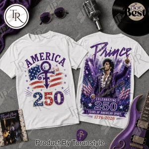 Prince America 250 Celebrating 250 Years of American Spirit Commemorative Graphic T-Shirt