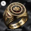 AC/DC High Voltage Rock N Roll Gold Plated 3D Engraved Signet Ring AC/DC High Voltage Rock N Roll Gold Plated 3D Engraved Signet Ring