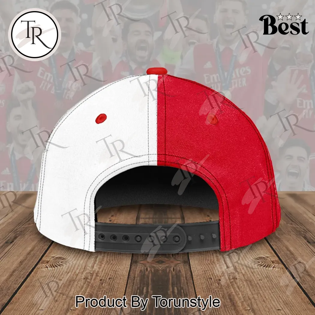 Arsenal FC Premier League Champions 25/26 Commemorative Red and White Classic Cap Arsenal FC Premier League Champions 25/26 Commemorative Red and White Classic Cap