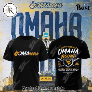 West Virginia Mountaineers 2026 NCAA College World Series Omaha Bound Men’s Hoodie
