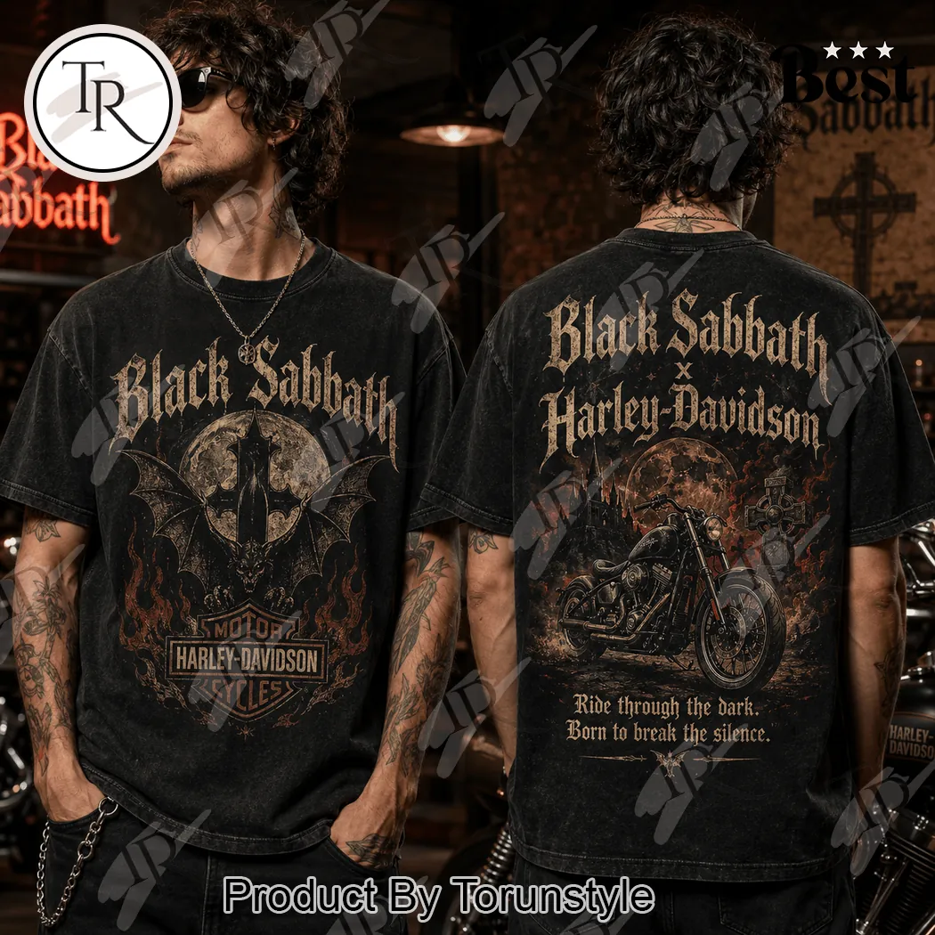 Black Sabbath Vintage Washed Gothic Rock Graphic T-Shirt Black Sabbath Vintage Washed Gothic Rock Graphic T-Shirt
