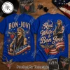 Grateful Dead Patriotic Red White and Blue Vintage Uncle Sam Graphic T-Shirt Grateful Dead Patriotic Red White and Blue Vintage Uncle Sam Graphic T-Shirt