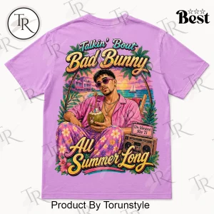 Bad Bunny Un Verano Sin Ti Retro Beach Graphic T-Shirt