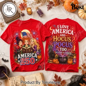 Hocus Pocus America 250 Years Of Freedom Patriotic T-Shirt