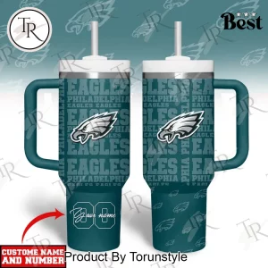 Philadelphia Eagles NFL Custom Personalized 40oz Tumbler Philadelphia Eagles NFL Custom Personalized 40oz Tumbler