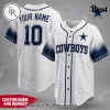 Denver Broncos Custom Name & Number Personalized Baseball Jersey