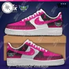 Indiana Fever WNBA Breast Cancer Awareness Custom Nike Air Force 1 Sneakers Indiana Fever WNBA Breast Cancer Awareness Custom Nike Air Force 1 Sneakers