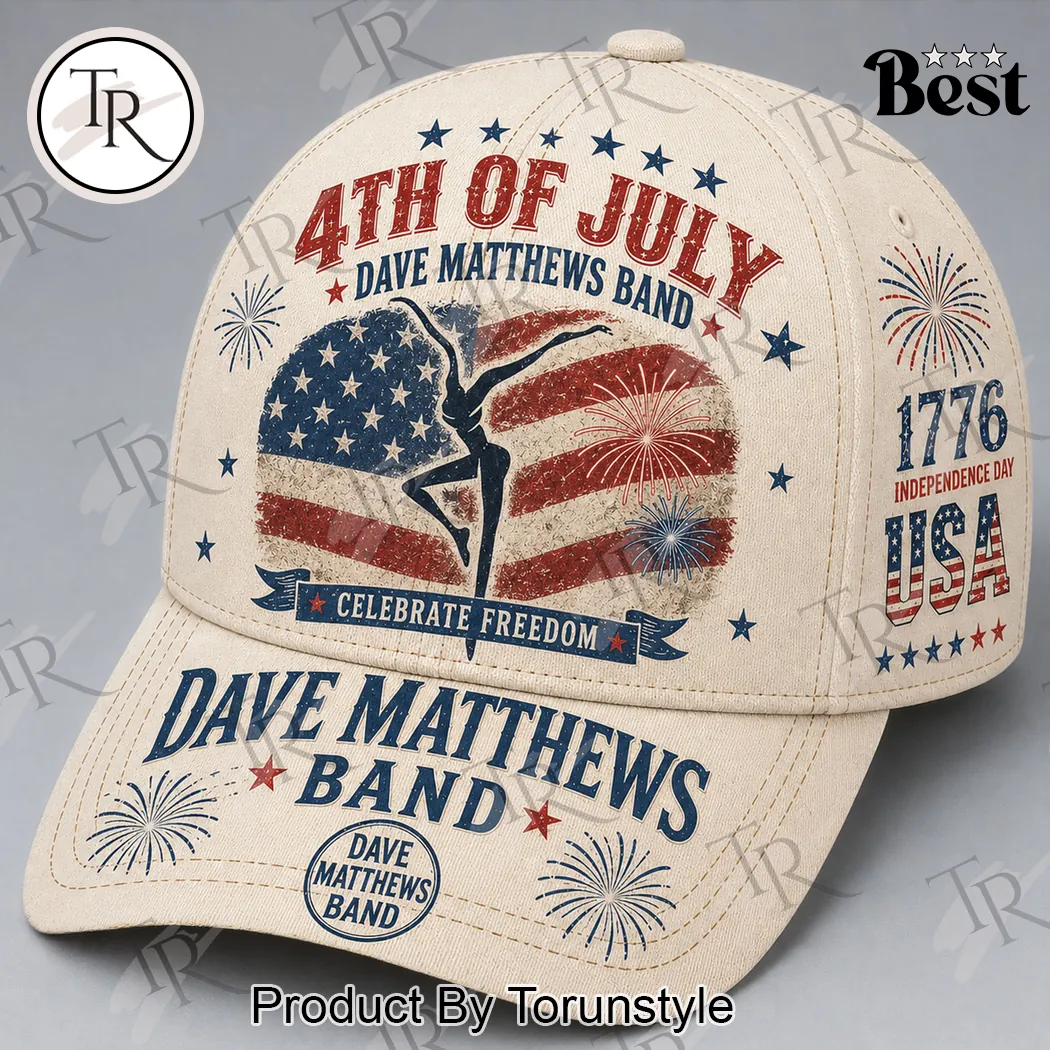 Dave Matthews Band DMB 4th of July Patriotic Fire Dancer Vintage Baseball Cap Dave Matthews Band DMB 4th of July Patriotic Fire Dancer Vintage Baseball Cap