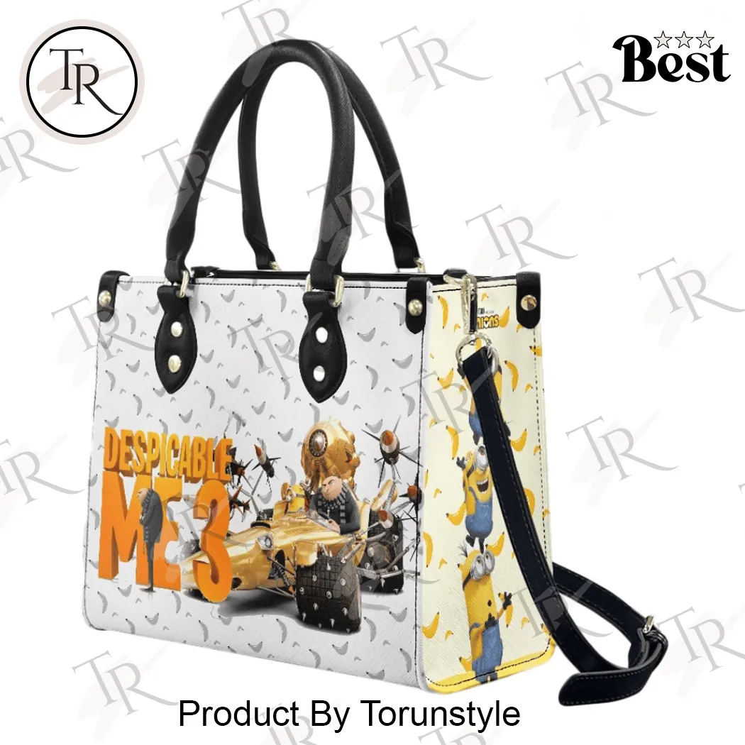 Despicable Me 3 Minions Limited Edition Premium PU Leather Handbag Despicable Me 3 Minions Limited Edition Premium PU Leather Handbag