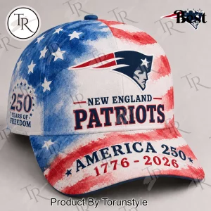New England Patriots 250 Years Freedom Patriotic Cap