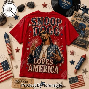 Snoop Dogg America 250 Years of Freedom Patriotic 1776-2026 Graphic T-Shirt