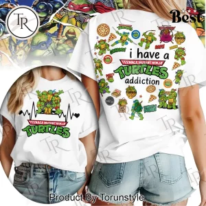 Teenage Mutant Ninja Turtles Premium Classic Cartoon Graphic T-Shirt