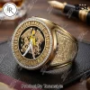 Queen Freddie Mercury Tribute Gold Plated 3D Engraved Commemorative Signet Ring
