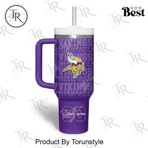 Minnesota Vikings Fan Gear 40oz Tumbler