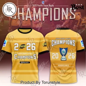 Hurricanes Super Rugby Pacific 2026 Champions Commemorative Limited Edition Pullover Hoodie