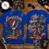 Bon Jovi Red White and Blue Patriotic Rock Band Vintage Graphic T-Shirt