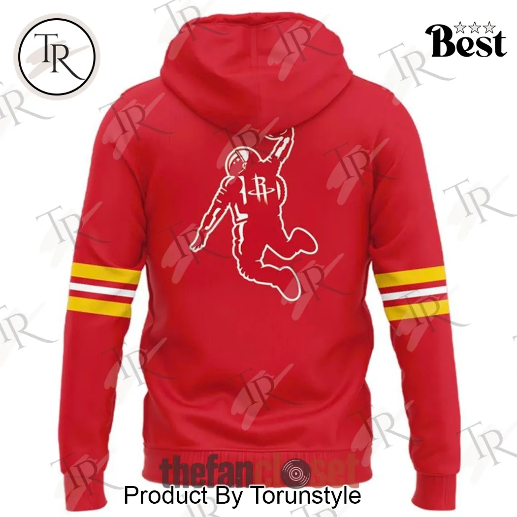 Houston Rockets Classic Ketchup & Mustard Limited Edition Hoodie Houston Rockets Classic Ketchup & Mustard Limited Edition Hoodie