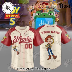 Disney Pixar Toy Story 5 Sheriff Woody Personalized Custom Baseball Jersey