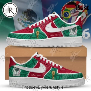 Mexico World Cup 2026 Personalized Custom Limited Edition Air Force 1 Sneakers