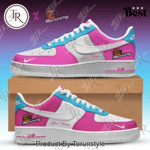 Barbie WNBA Phoenix Mercury Custom Personalized Edition Nike Air Force 1 Sneakers